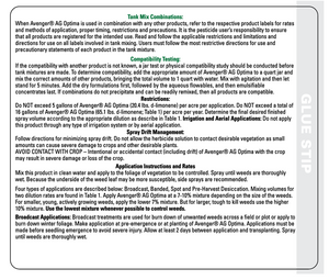 mad dog herbicide mix ratio Avenger® | AG Optima Burndown Herbicide | Concentrate